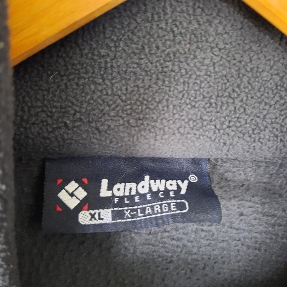 Landway Fleece dark gray embroidered San Francisco SF full zip fleece jacket - Picture 11 of 11